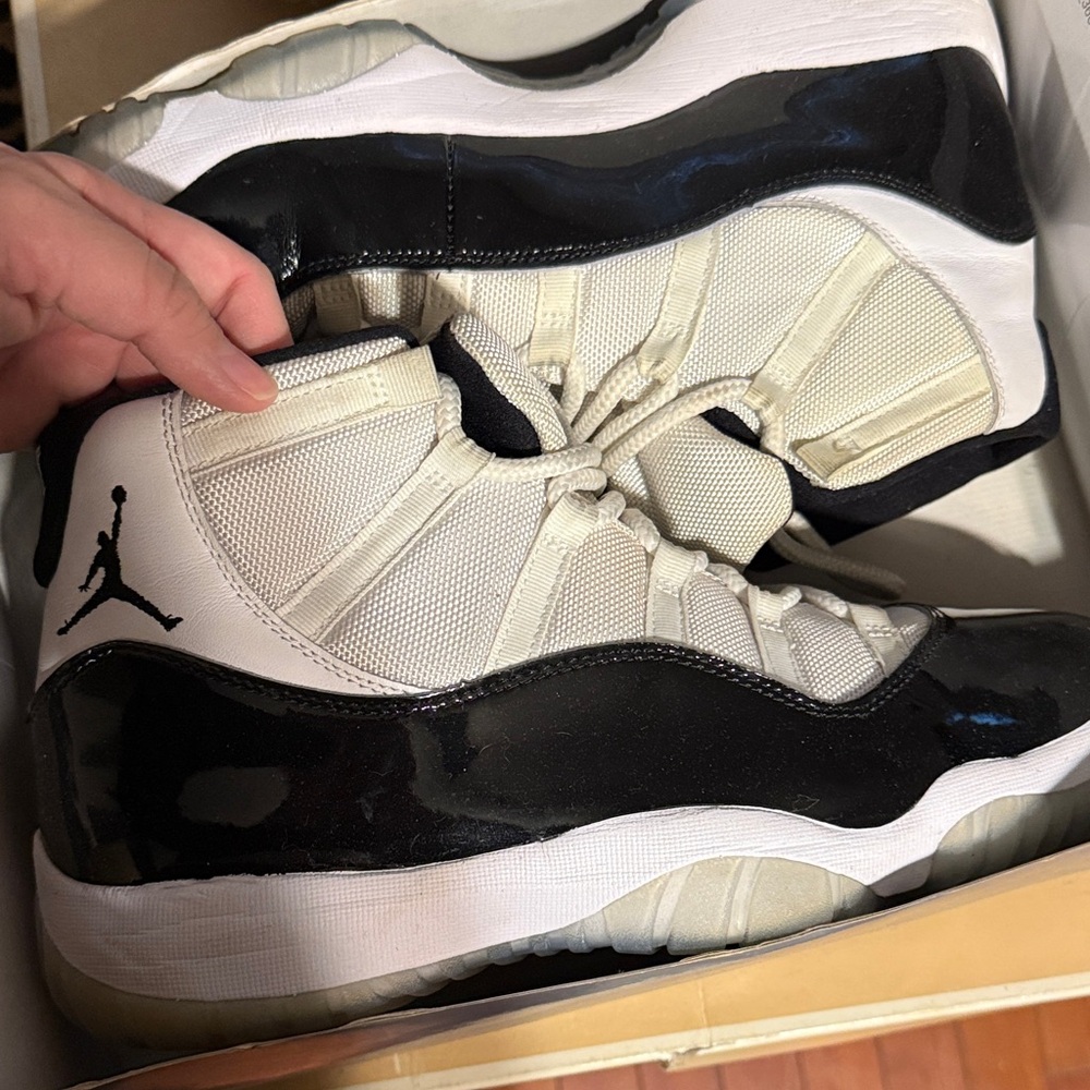 Jordan 11 Retro Black and White Sneakers